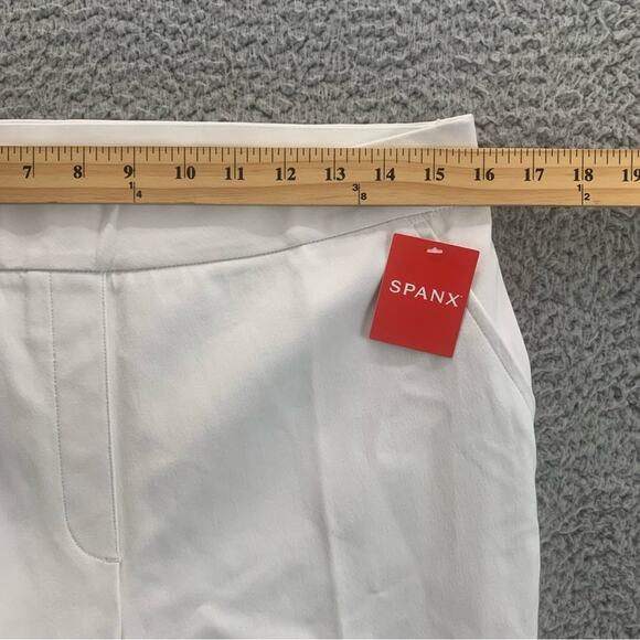 Spanx On-The-Go Slim Straight Pant Classic White Women's NWT  Size: L (Regular) - Picture 6 of 15